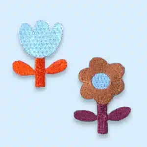 HejPatches - strijkapplicatie set bloemen