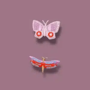 HejPatches - strijkapplicatie set vlinders