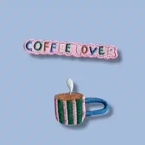HejPatches - strijkapplicatie set coffee lover