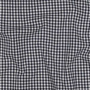 Yarn dyed poplin ruit 2.7mm navy