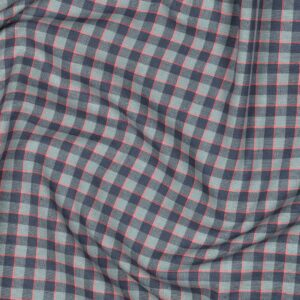 Yarn dyed katoen ruiten teal