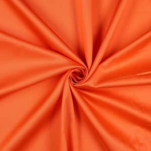 Coupon 50cm katoen satijn uni oranje