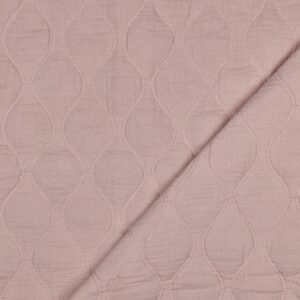 Double gauze quilt lichtroze