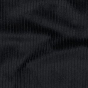 Coupon 45cm washed corduroy 4.5W zwart