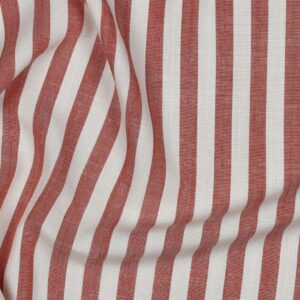 Viscose yarn dyed strepen smal oranje