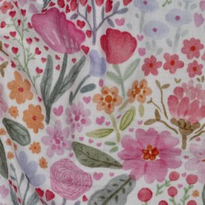 Hydrofiel digitaal bloemen wit