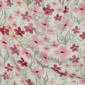 Hydrofiel digitaal bloemen roze