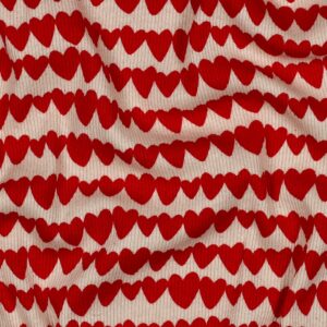 Rib jersey organic harten naturel