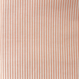 Katoen viscose blend strepen tangerine