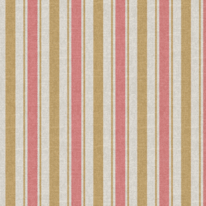 Van schie raamdecoratie & stoffen 3 Canvas strepen roze/camel