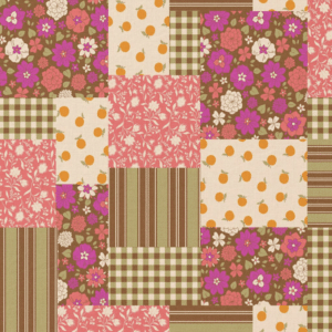 Katoen suzie cacao/roze