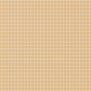 Katoen ruiten jules oker/offwhite