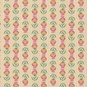 Coated katoen suri rood/groen