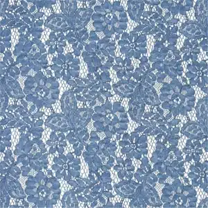 Stain dyed lace blauw