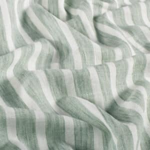 Geweven polyester strepen groen