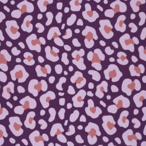 Jersey panterprint paars