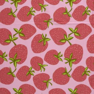 Jersey aardbeien roze