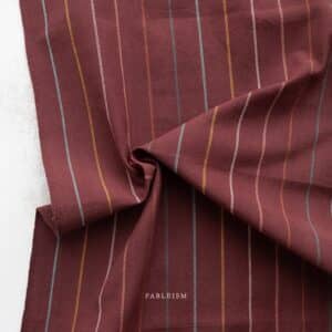 Fableism - Canyon stripes katoen bordeaux