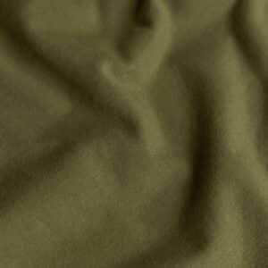 Katoenen t-shirt stof olijfgroen