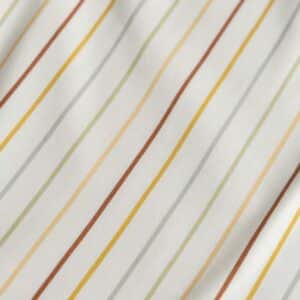 Coupon 150cm jersey strepen offwhite