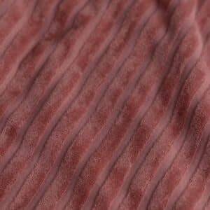 Coupon 65cm badstof jacquard strepen blush pink