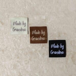 Loop&Label - Made by grandma - kies zelf de kleur