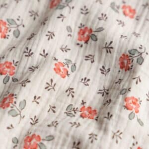 Hydrofiel bloemen latte/rood