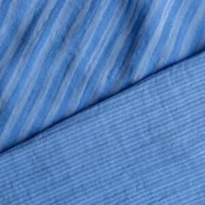 Hydrofiel yarn dyed strepen blauw