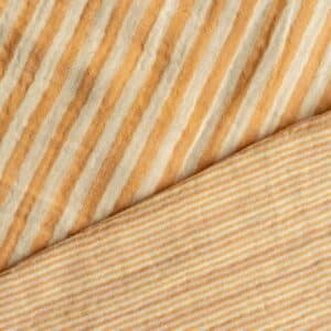 Hydrofiel yarn dyed strepen lemon/mango