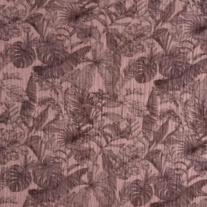 Hydrofiel jungle bladeren roze