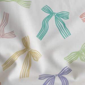 Poplin strikken offwhite