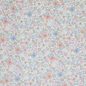 Jersey digitaal zomerbloemen nude