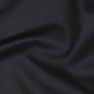Katoenen canvas uni zwart