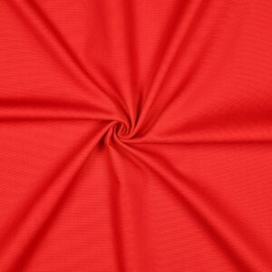 Van schie raamdecoratie & stoffen 1 Coupon 30cm katoenen canvas uni felrood