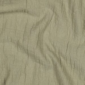 Van schie raamdecoratie & stoffen 12 Hydrofiel slub licht olijfgroen