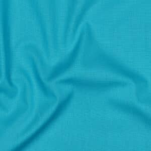 Poplin uni turquoise