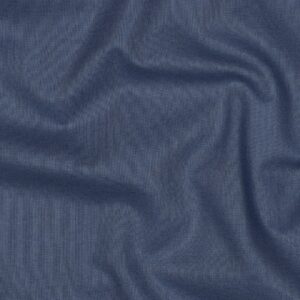 Poplin uni jeansblauw