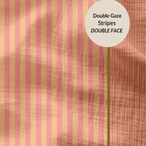 Hydrofiel yarn dyed strepen sorbet/melon