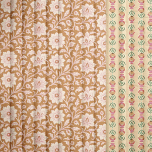 Van schie raamdecoratie & stoffen 3 Stepped katoen shira bloemen