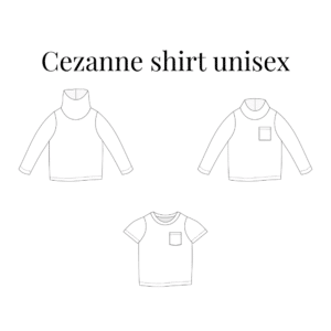 Iris May - Cezanne shirt unisex (geprint met digitale handleiding)