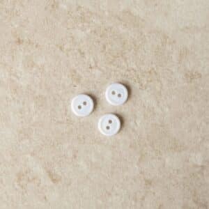 Knoop offwhite rand 12mm