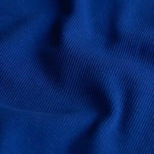 Van schie raamdecoratie & stoffen 7 Fibre mood - boordstof rib kobaltblauw