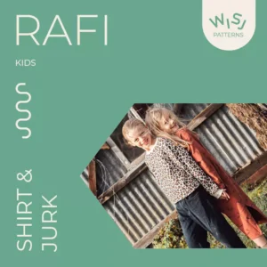 Van schie raamdecoratie & stoffen 4 Wisj - rafi shirt & jurk kids (papieren patroon)