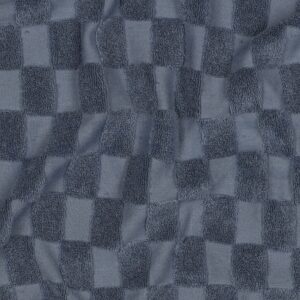 Van schie raamdecoratie & stoffen 6 Coupon 40cm badstof checks blauw