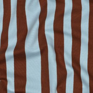 Jennifer Bouron - French terry organic strepen blauw/bruin