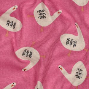Jennifer Bouron - Rib jersey organic ganzen fuchsia