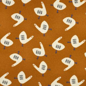 Jennifer Bouron - Rib jersey organic ganzen oker