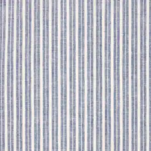 Linnen katoen dubbele strepen marineblauw