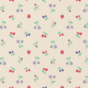 Van schie raamdecoratie & stoffen 9 Katoen fruit ecru