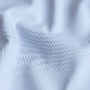 Coupon 115cm katoenen twill stretch lichtblauw